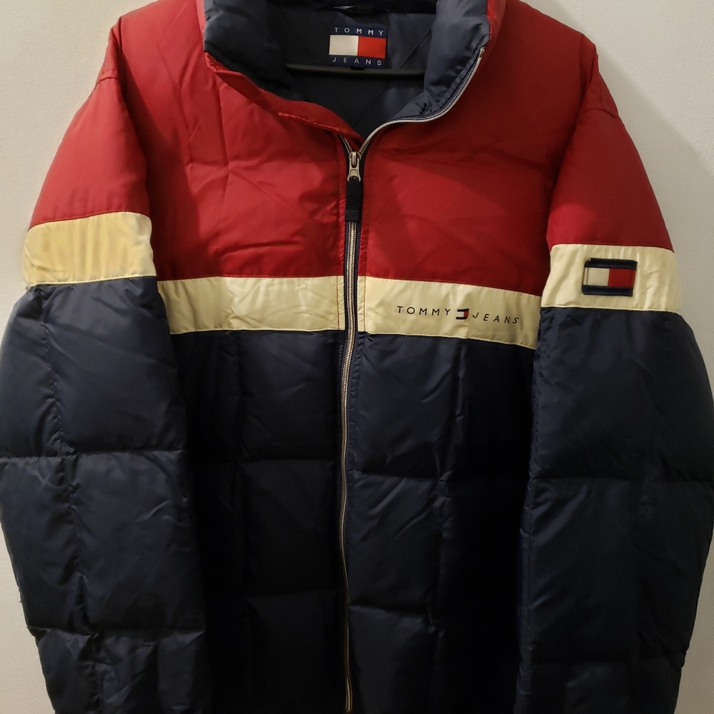 90s Tommy Hilfiger down feather jacket